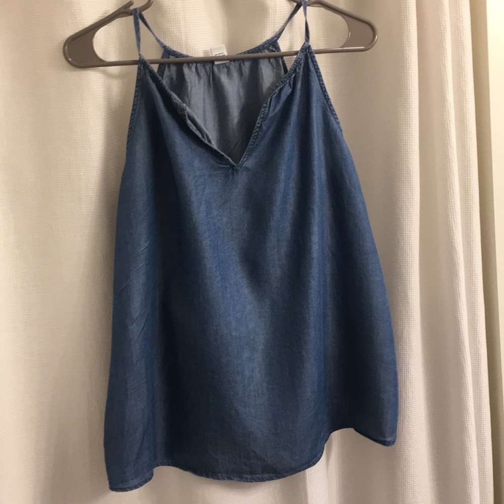 Chambray Tank Top